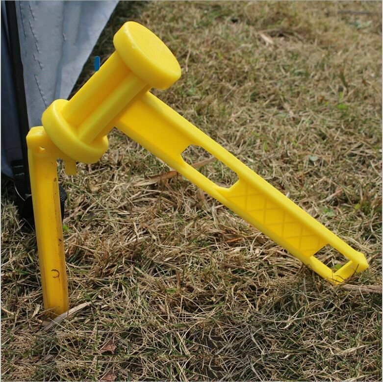 Outdoor tent nail hammer camping pile nail ground plastic Climbing hammer tool