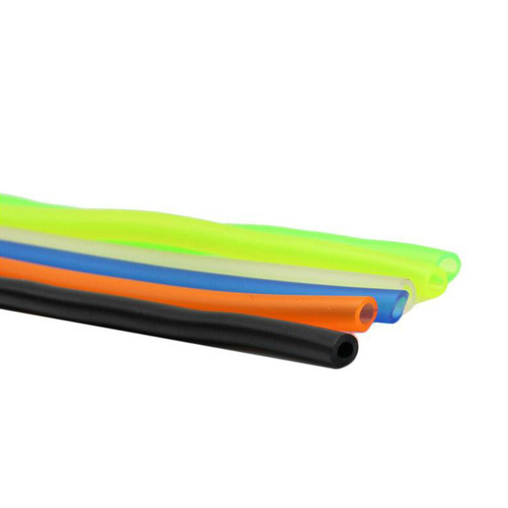 New 1M Motorcycle Fuel Oil  Tube Hose Line Petrol Pipe Orange