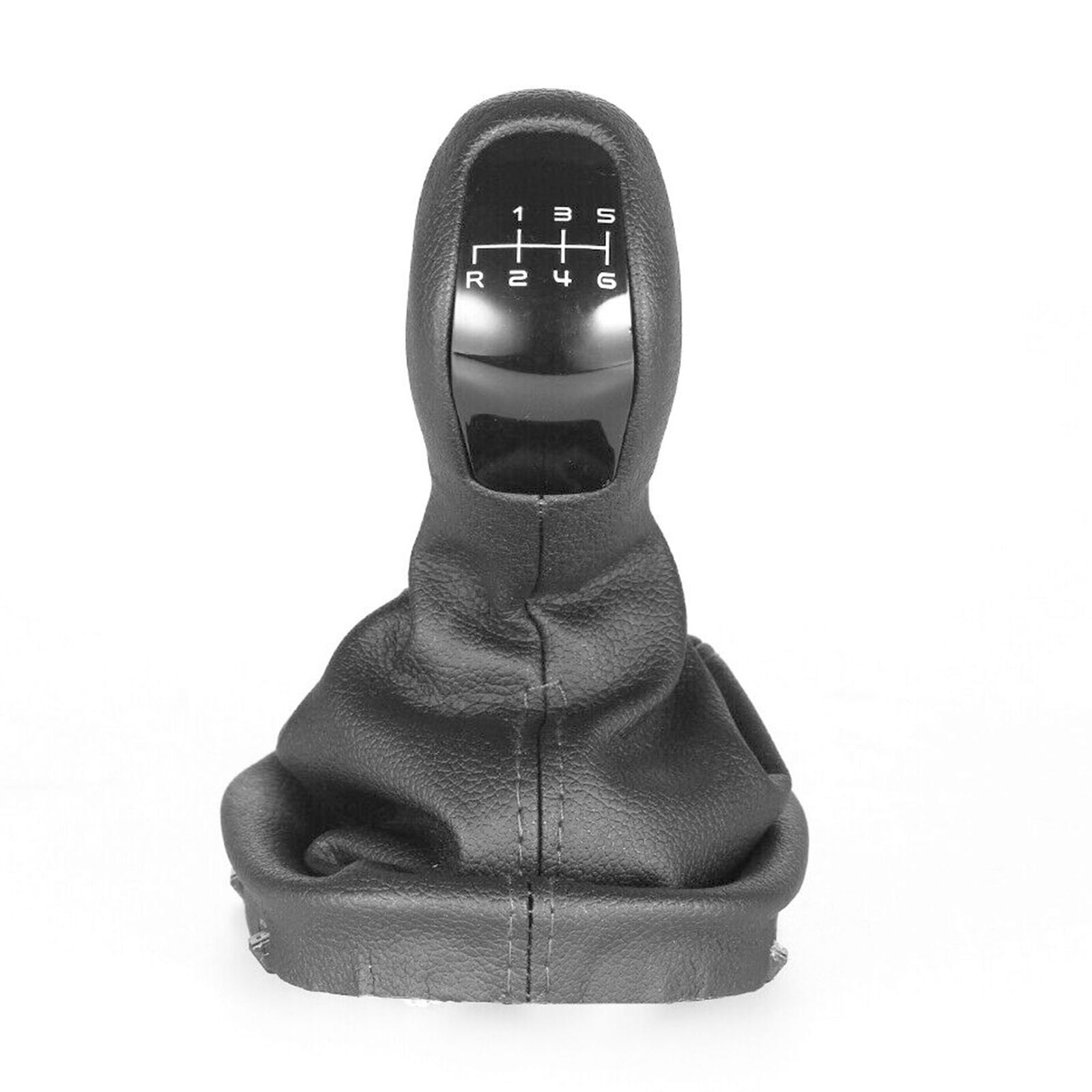 6 Speed Gear Shift Knob Leather Cover Case For Mercedes-Benz C Class W203 D5F4