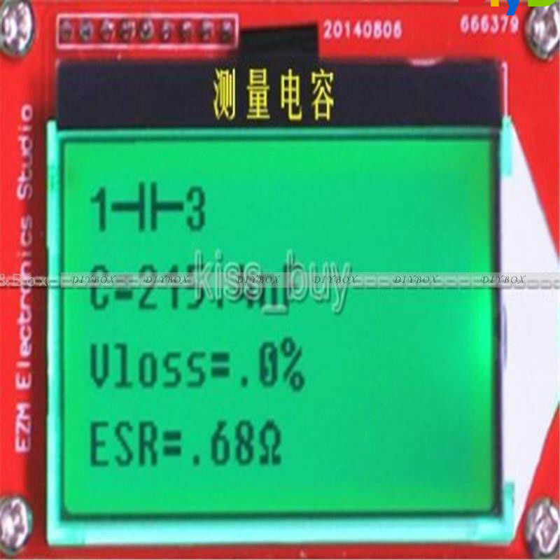 2016 EZM328(GM328R)transistor tester/ ESR / frequency meter / square wave genera