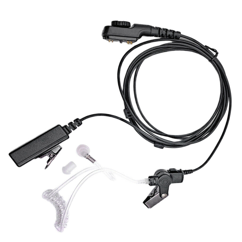 Earpiece Covert Air Acoustic Tube with PTT MIC in-Ear Headset for Hytera Radios