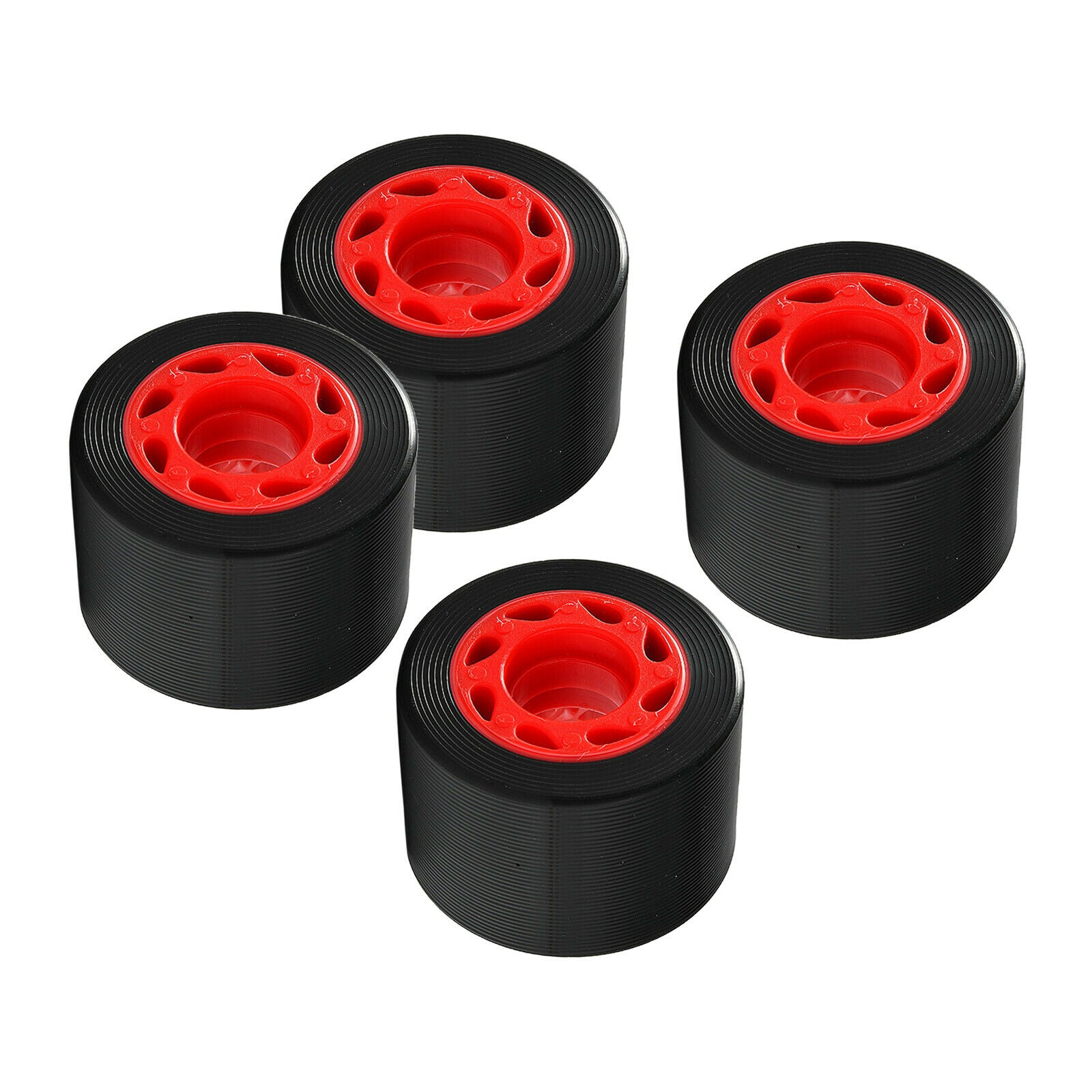 4Pcs Skateboard Wheels Black Cruiser RollerHigh Performance Maintenance
