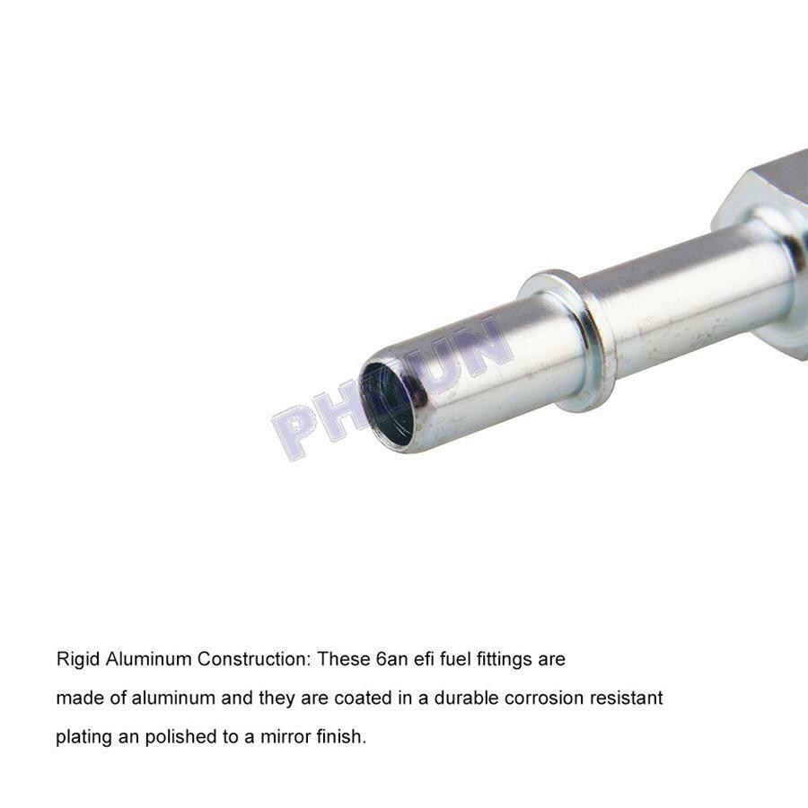 3x 6AN Fuel Rail Line Fitting Adaptor Kit For LT1 Corvette Trans Am / Camaro
