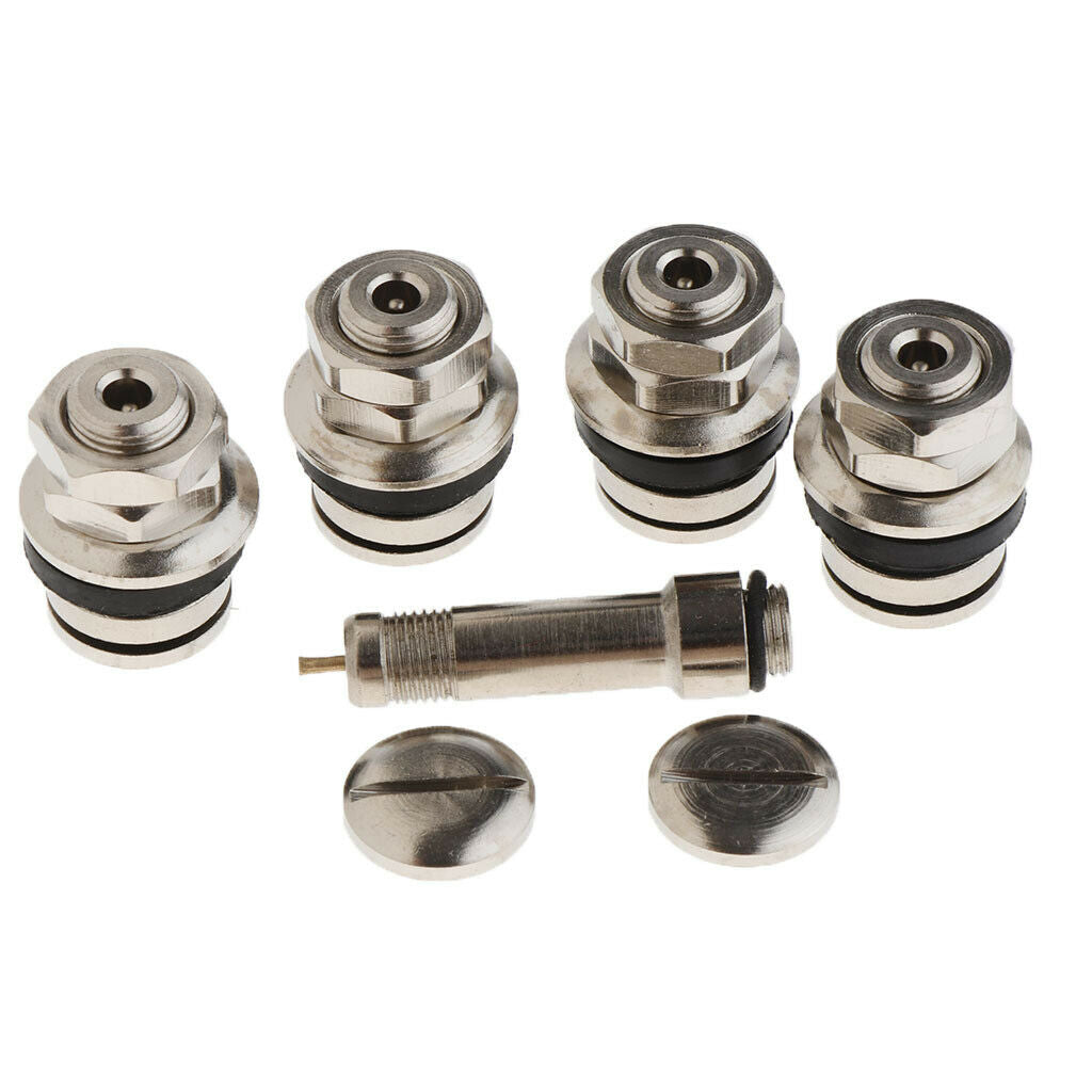 4 PCS Tubeless Wheel Dust Caps Tire Valve Stems ,Vehicle Universal fit