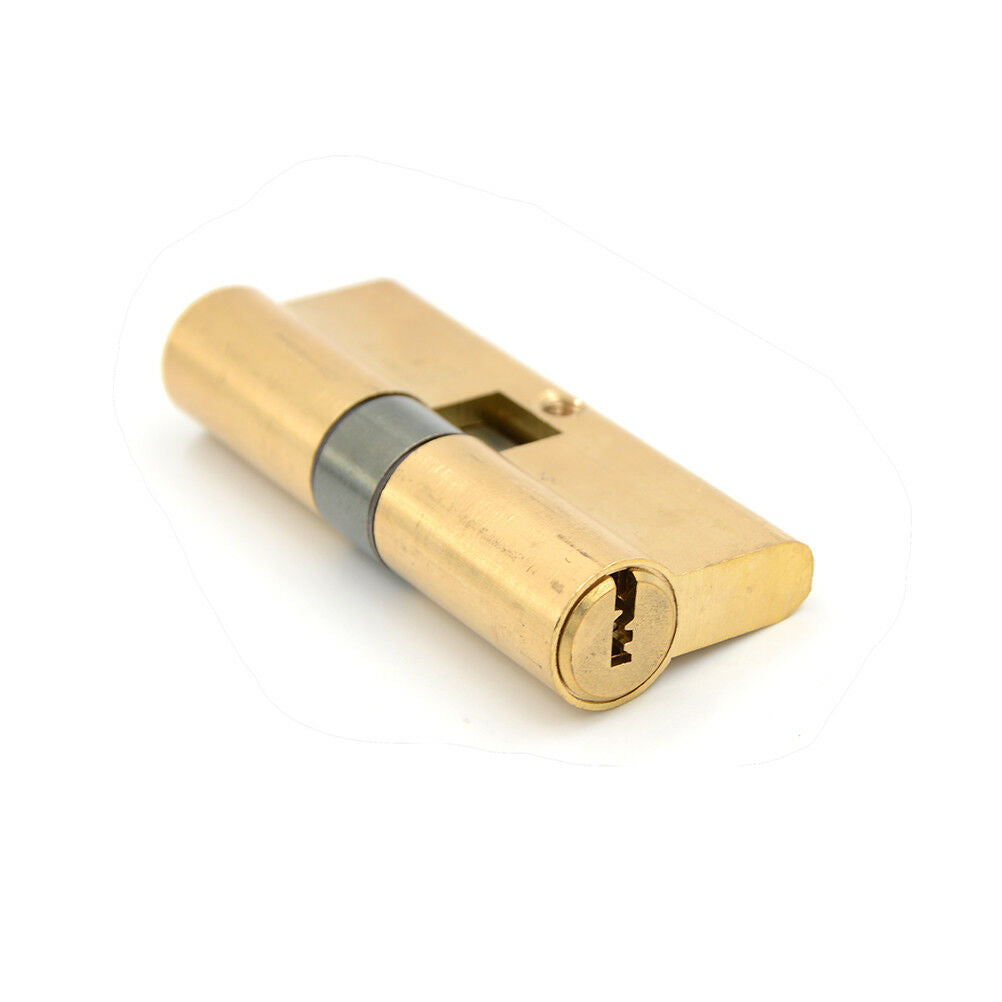 75MM 37.5/37.5 Brass KeyCylinders DoorLock Barrel High Security Anti Snap Loc Lt