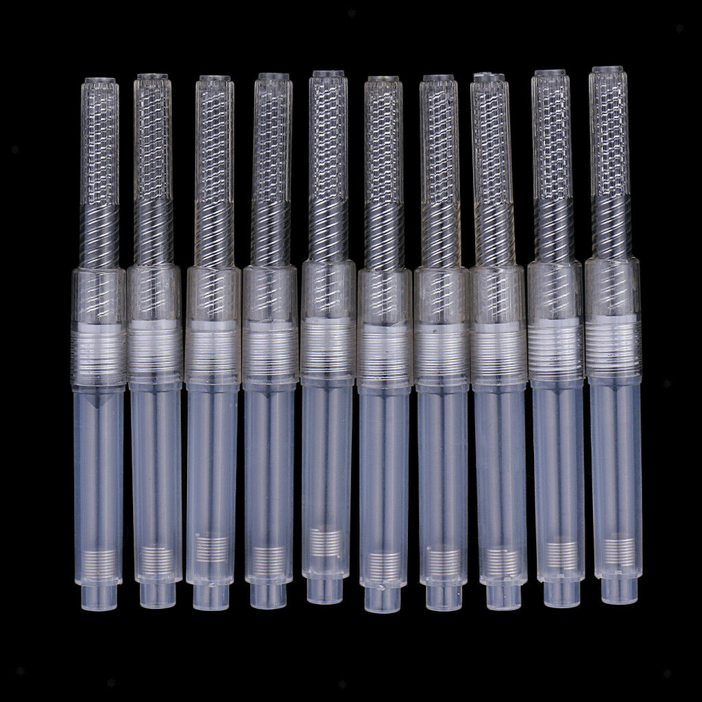 10pcs Screw-in Style Universal Fountain Pen Ink Converter