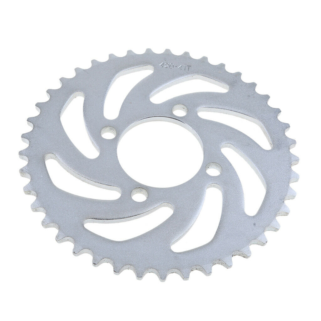 52mm 41T Rear Chain Sprocket Cog 420 Chain 4  Pattern For  125cc