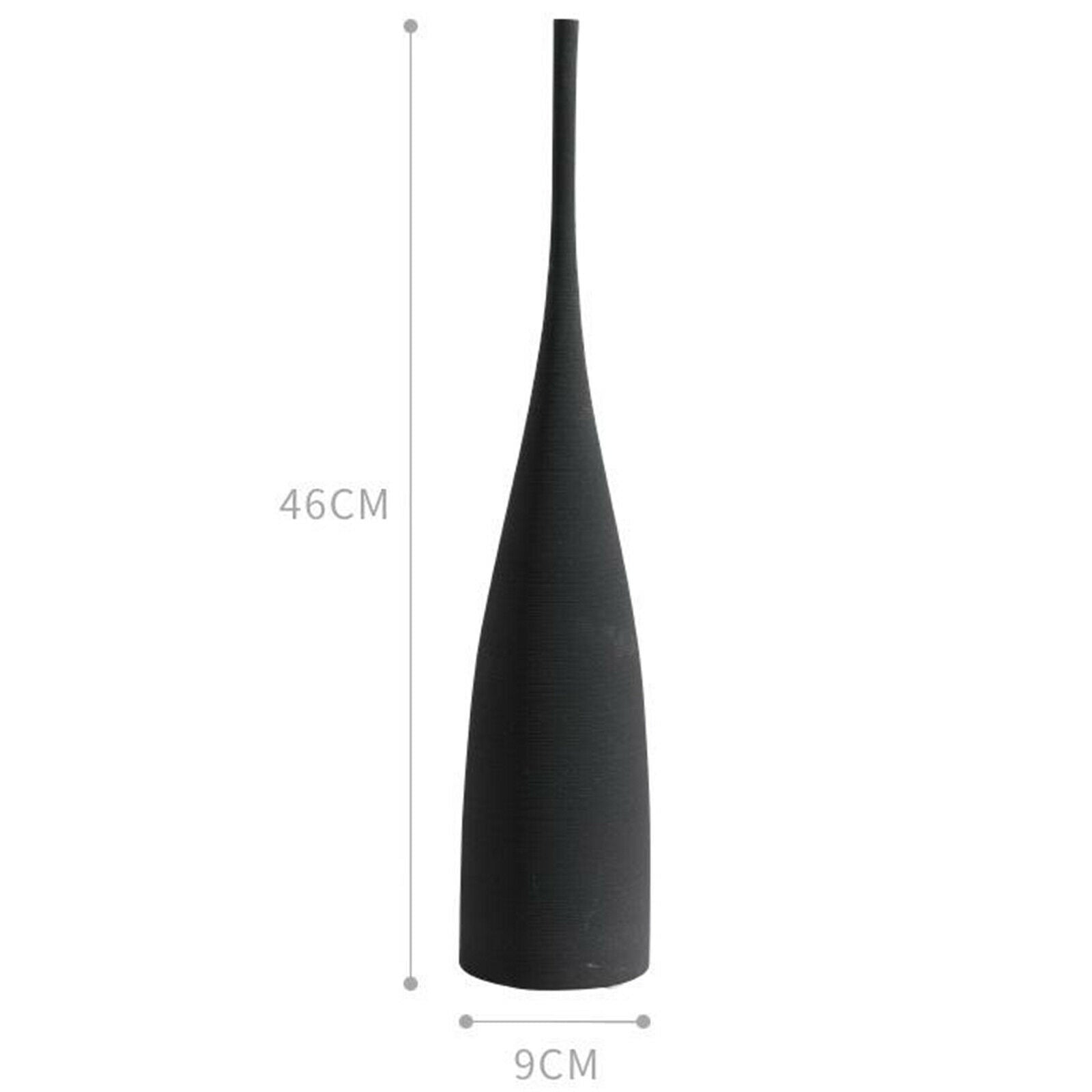 2x Minimalism Flower Vase Shelf Bookcase Bud Vase Tabletop Long Neck Vases