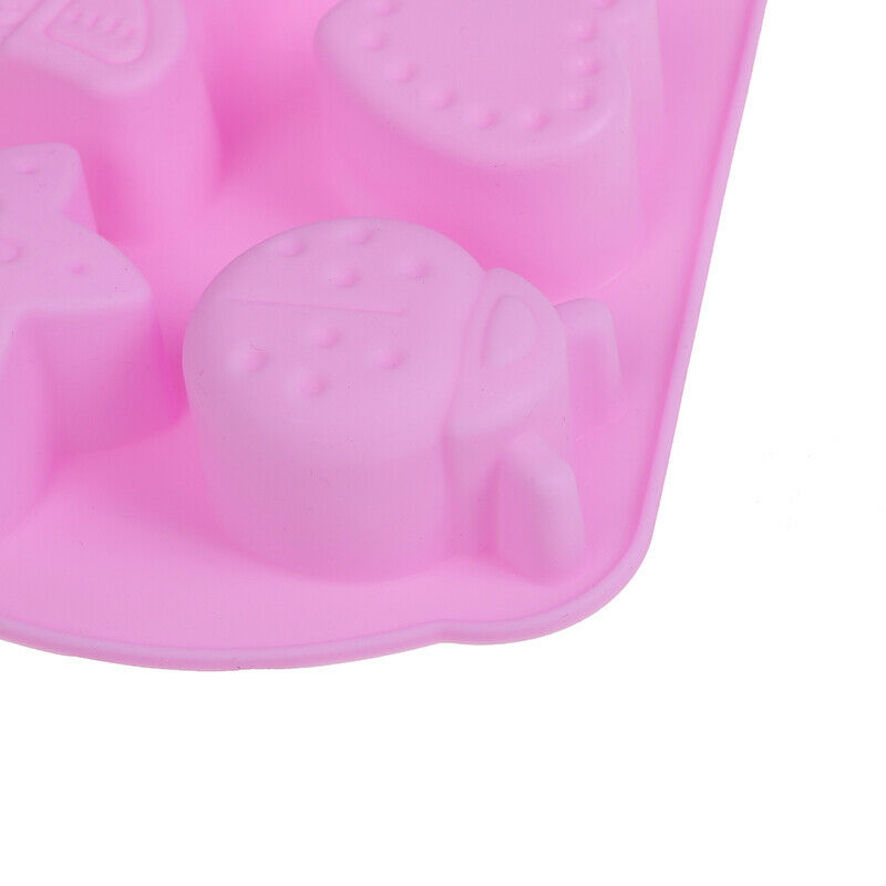 Insect Shape Mould Silicone Cake Decoration 6 Grid Multifunction Handmade.l8