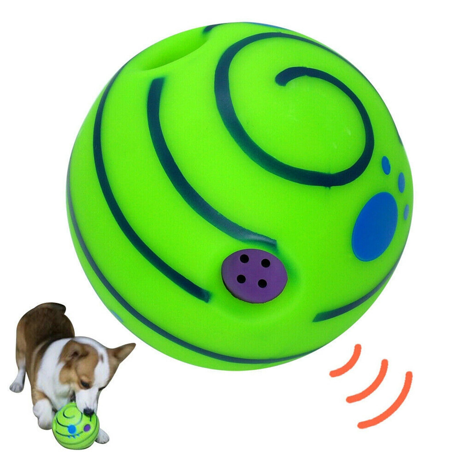Giggle Ball Toys Make Noisies Pet Playing Training Safe Wab Gift for Puppies Pet