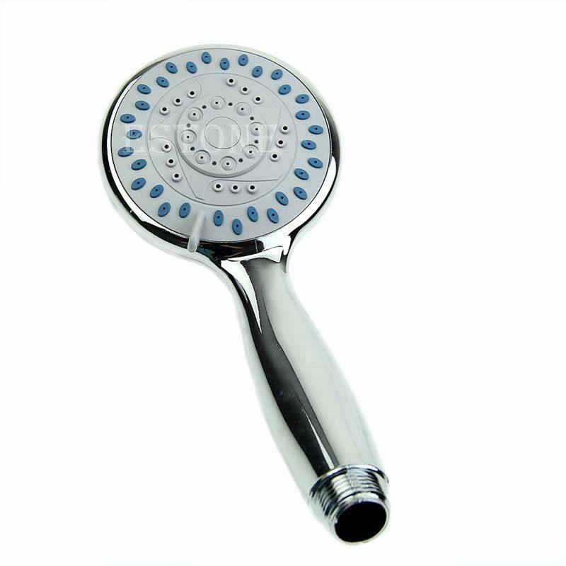 3 Mode Function Chrome Home Bathroom Universal Spray Anti-limescale Shower Head