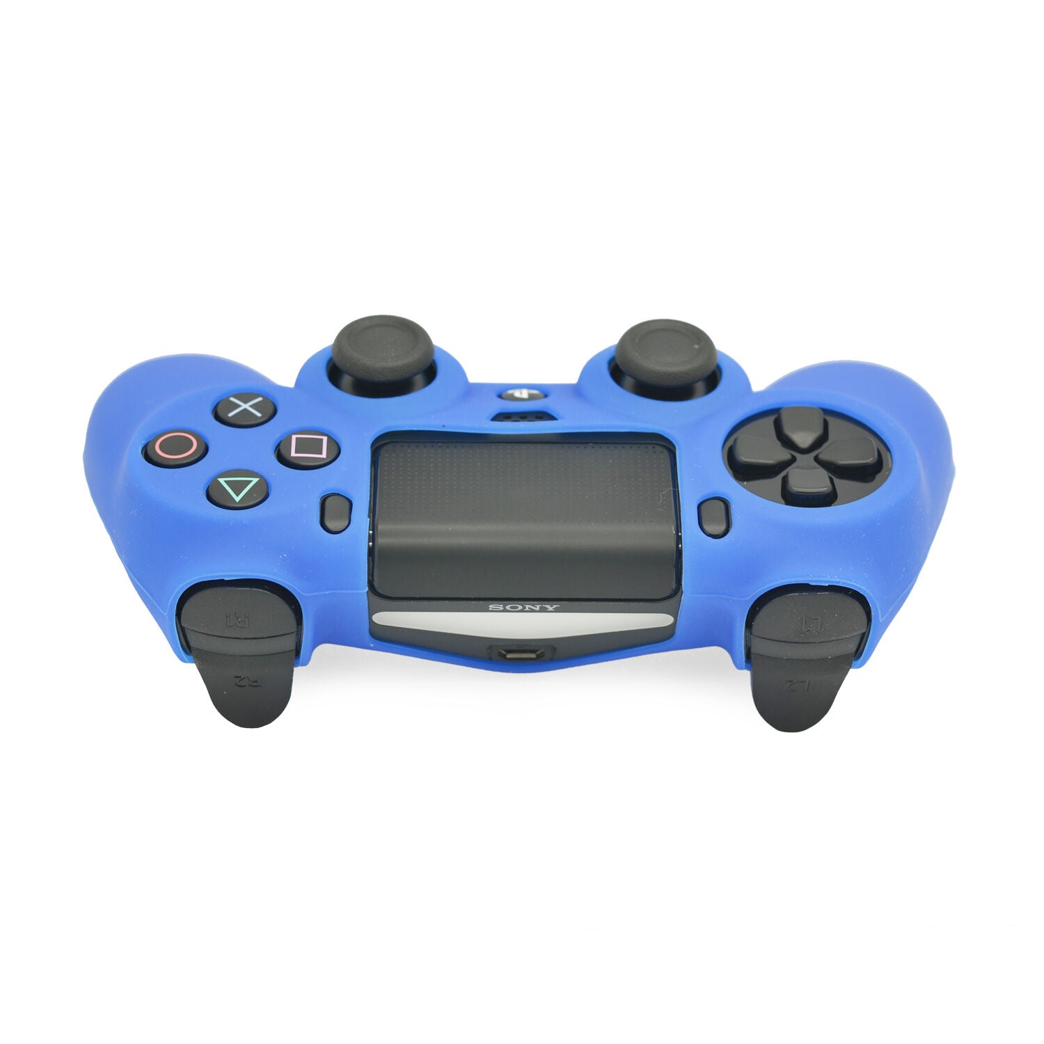 Silicone Rubber Soft Skin Gel Cover Case for Playstation 4 PS4 Controller BLUE