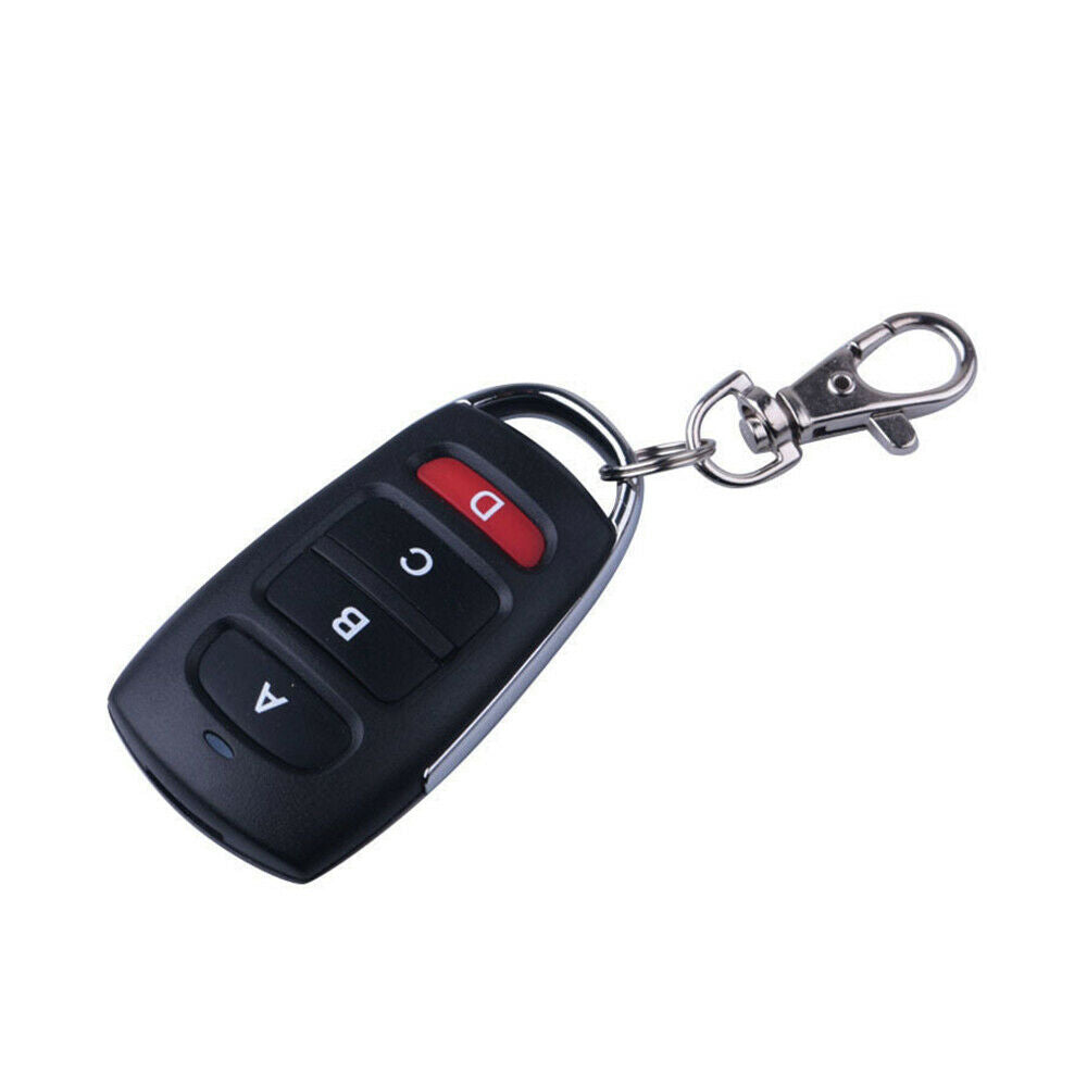 Universal 4 channel clone garage door remote key chain 433mhz remote