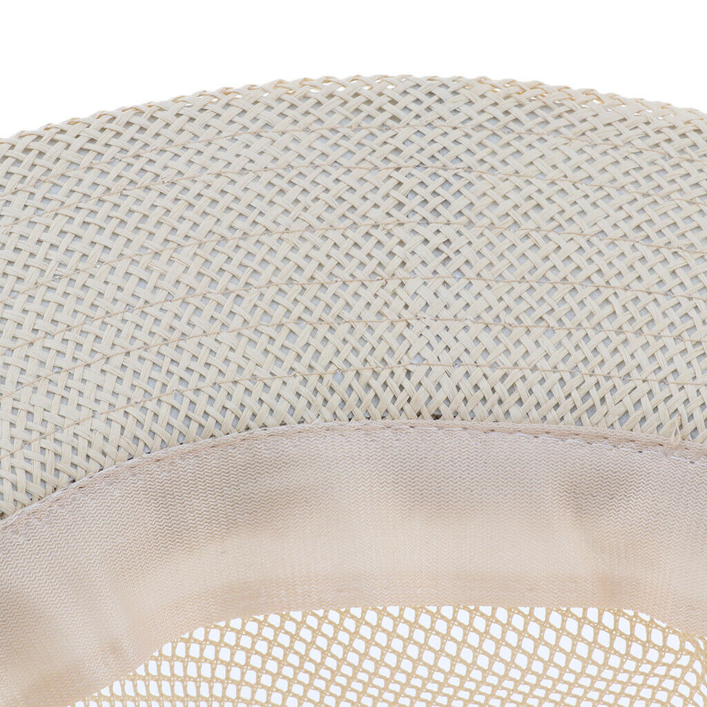 Travel Sun Hat Cowboy Style Summer   for Men Foldable Western Hat Beige