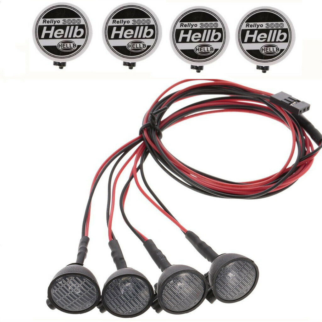 4 Led Lamp Roof Lamp for 1/10   -4   Rc Car