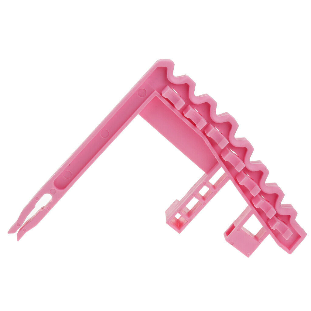 Portable Golf Bag 9 Iron Club Holder Stacker Rack Organizer Accessories Pink