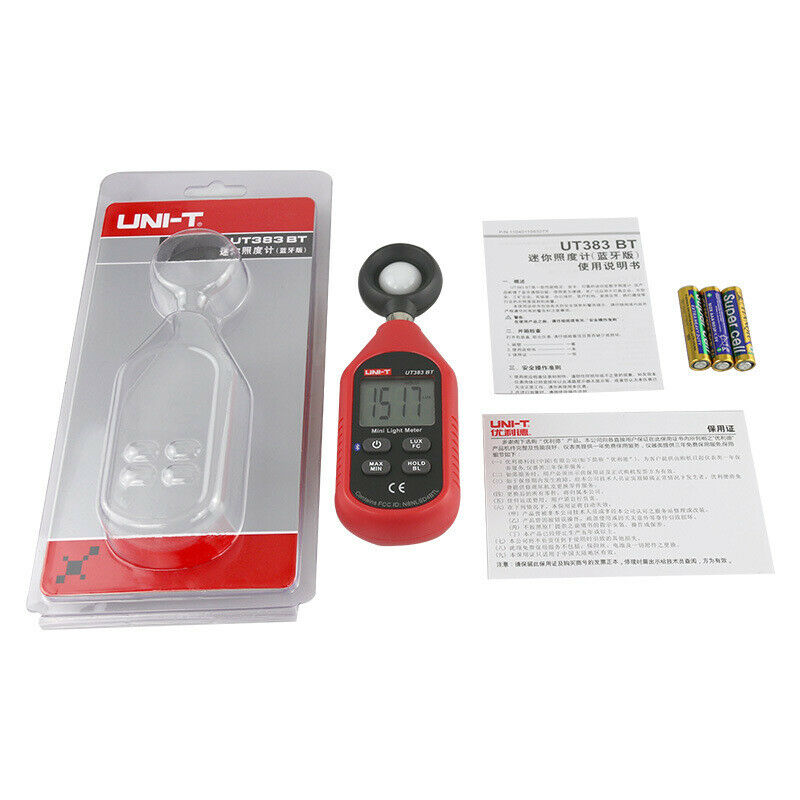 Digital Handheld Type Bluetooth Luxmeter Mini Light Meter Photometer Tester
