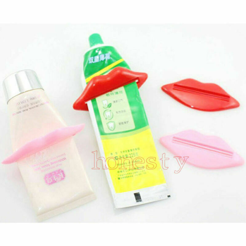 5Pcs Plastic Toothpaste Tube Squeezer Easy Dispenser Rolling Holder Bathroom