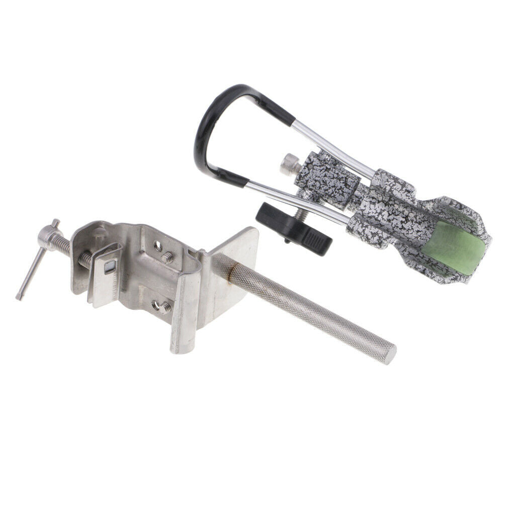 Fishing Boat Rods Holder with Clamp Opening Single Rod Holder
