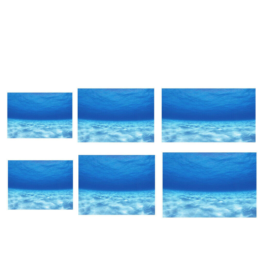 Fish Tank Adhesive Posters For Fish Tank Aquarium Landscape Decor 76x56cm