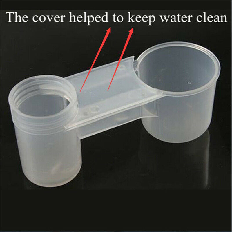 Plastic Pet Bird Drinker Feeder Water Bottle Cup Pigeon Budgie  For  Home GaFCA