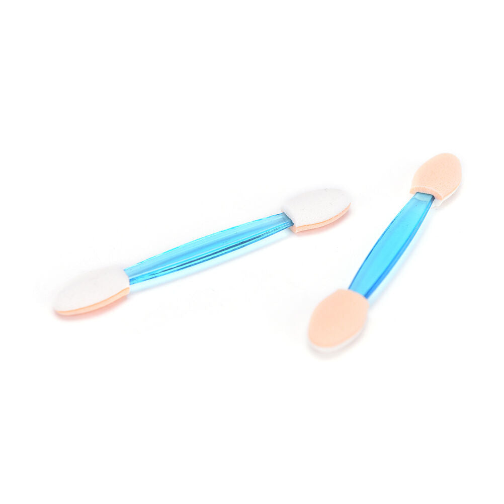 10 Pcs Double End Sponge Eye Shadow Brush Applicators Disposable Makeup Tool _DD