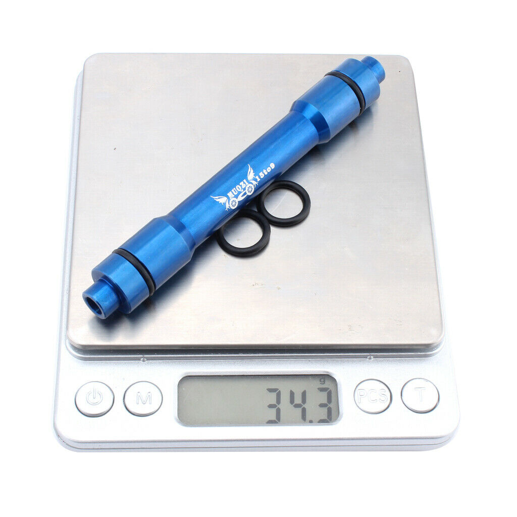 prettyia 15mm to 9mm Quick Release Bike Thru Axle Hub Adapter Conversion