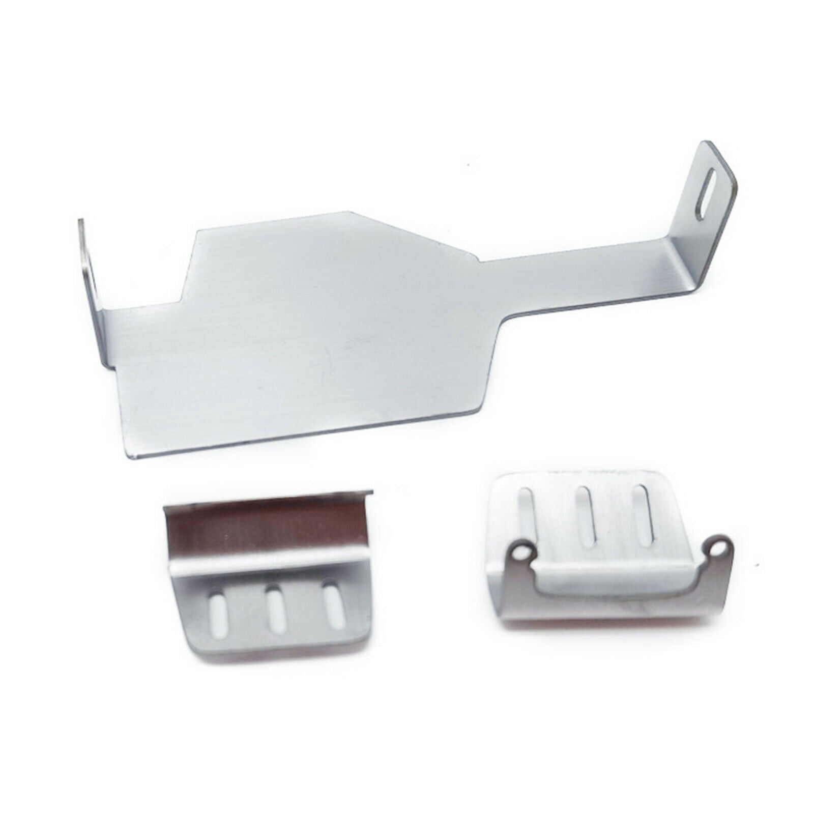 Stainless Steel Chassis Armor Guard Plate for 1/12 FMS ROCHOBBY 1941 Willys