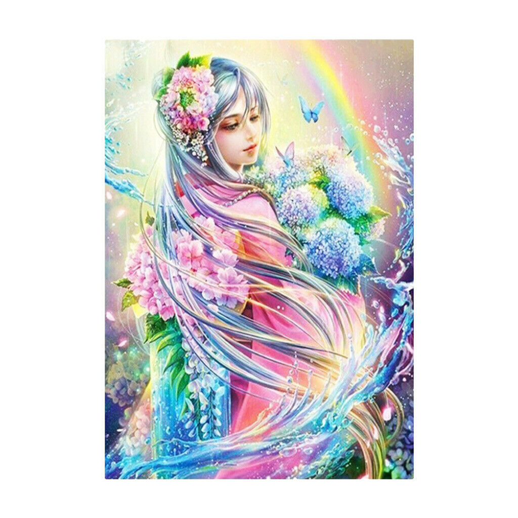 DIY Daimond Painting Floral Rhinestine Picture Crystal Cross Stitch Arts Kit for