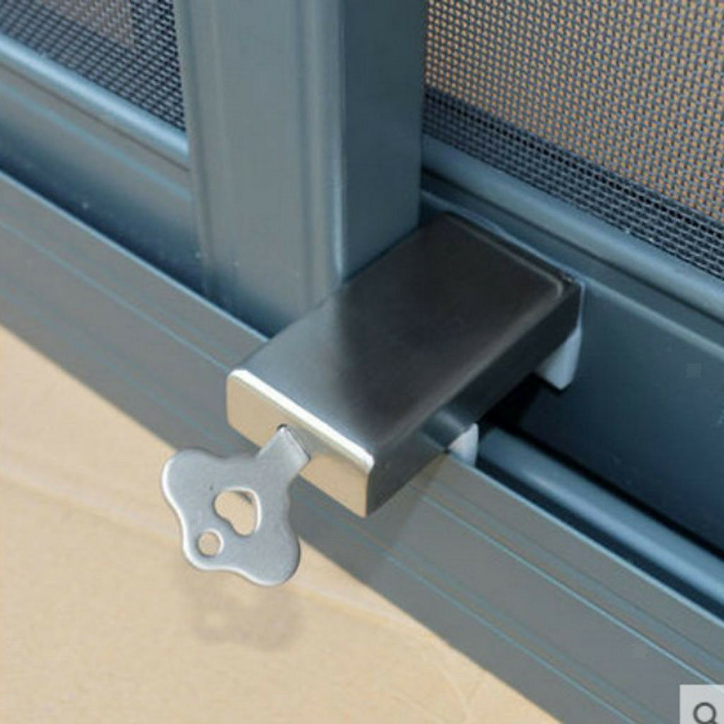 Child Safety Home Security Sliding Window Sash Lock Restrictor Door Holder