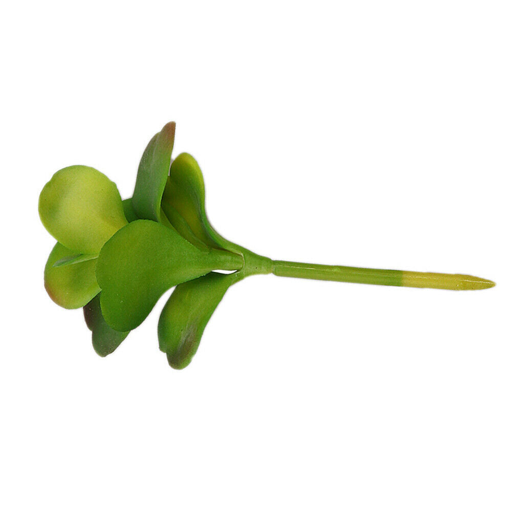 Artificial Succulent Real Touch Desert Rose Flower Foliage Garden Deco Green