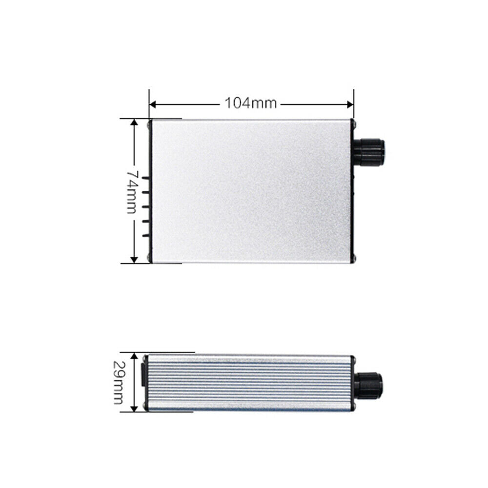 2X100W Dual TPA3116D2 Bluetooth Power Amplifier Board Aluminum Shell Wireless