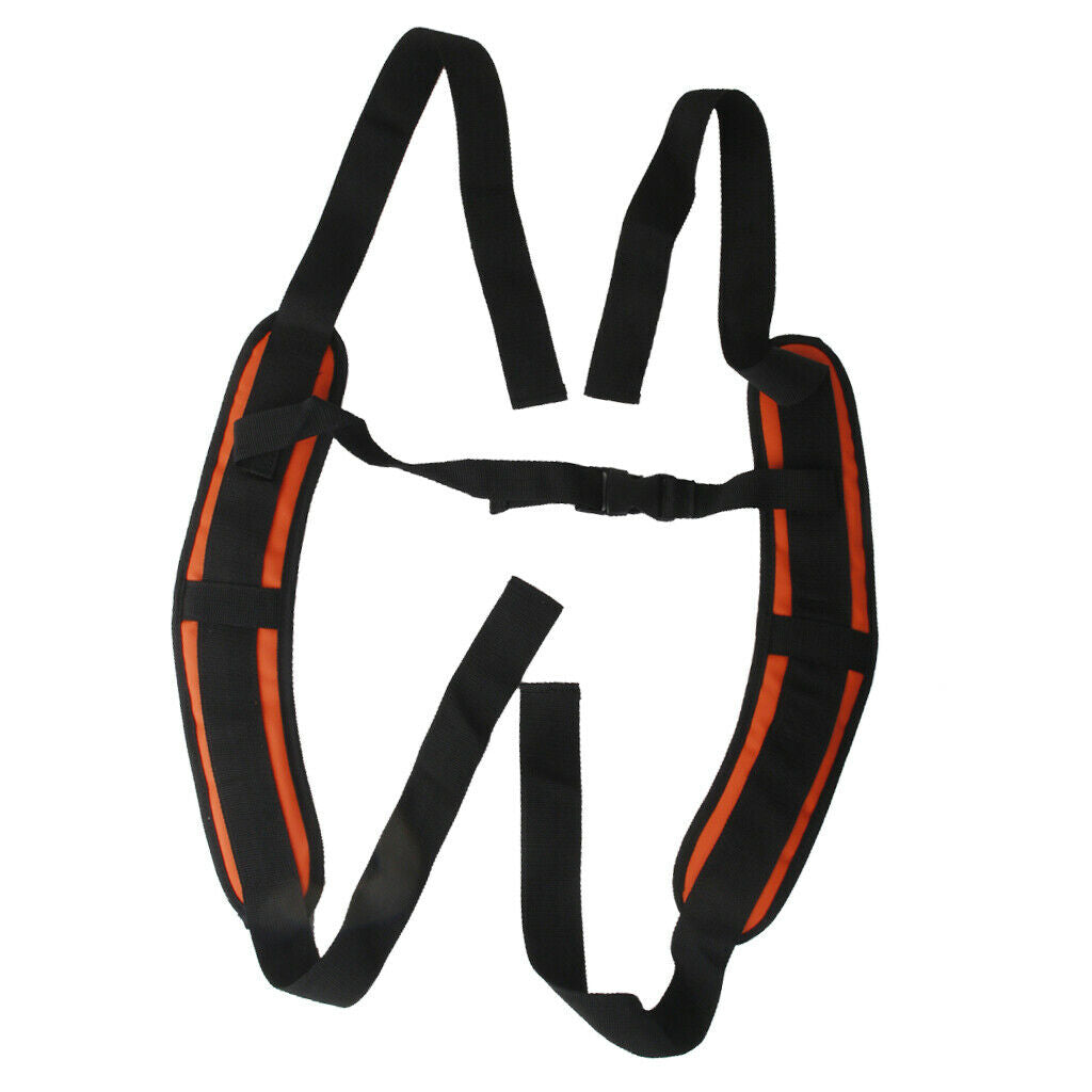 2X Waterproof PVC Padded Backpack Rucksack Shoulder Strap & Chest Webbing Belt