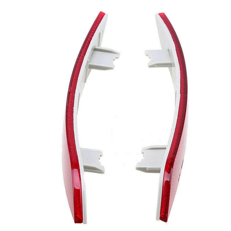 Pair Rear Bumper Reflectors Light Lamp DIY For BMW 5 Series F10 F18 2010-2013