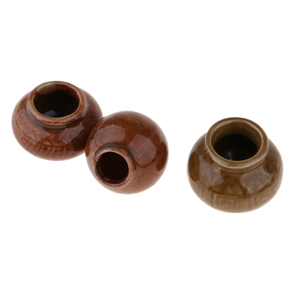 3 Pieces Modeling Ceramic Flower Vase Home Decor