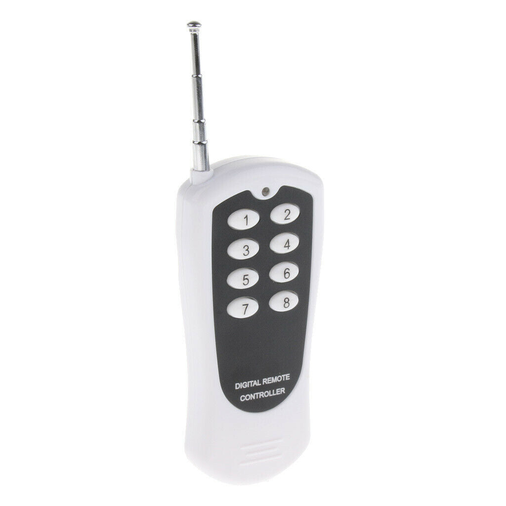 New DC12V 8CH High Power Wireless Remote Control transmitter 8 Buttons
