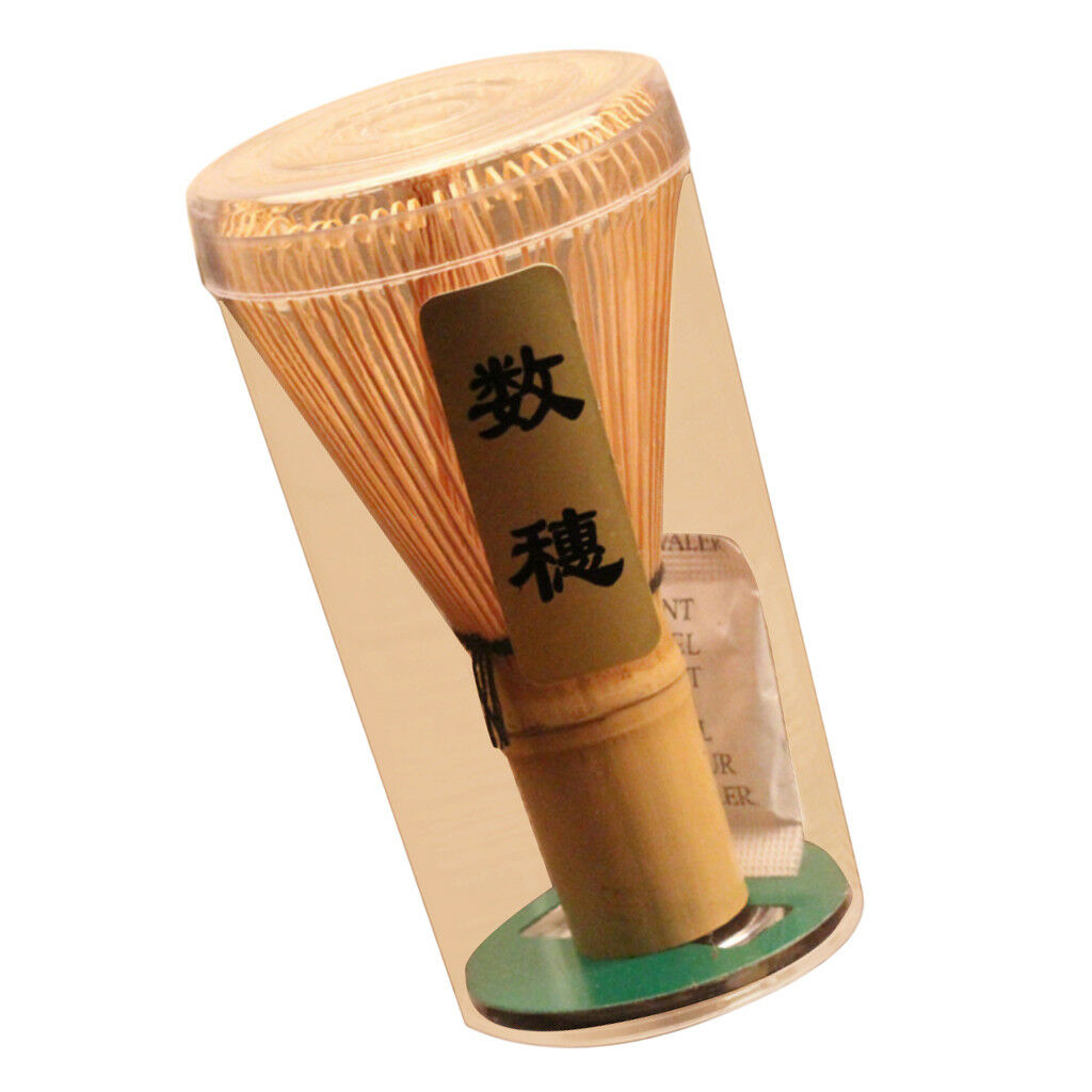 1x Bamboo Whisk Chasen Brush Tool for Green Tea Powder Matcha with Scoop Set