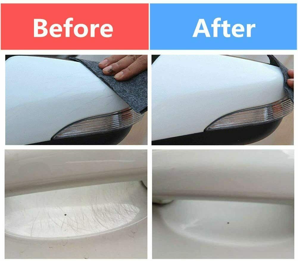 Magic Car Scratch Remover Nano Cloth Surface Rag & HGKJ-11 Scratch Repair Agent~