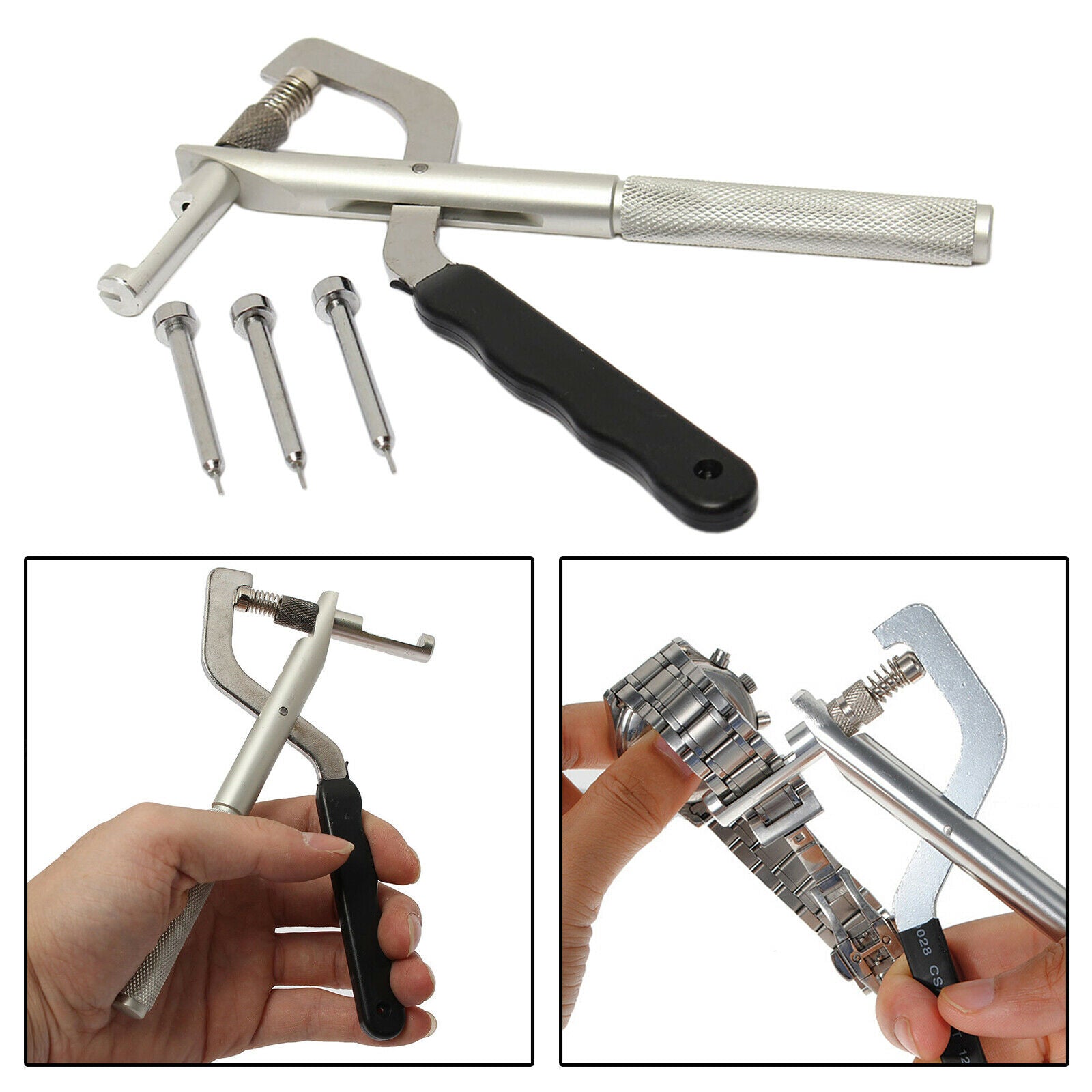 Professional Wrist Watch Band Pins Remover Metal Link Pin Plier Repair Tools