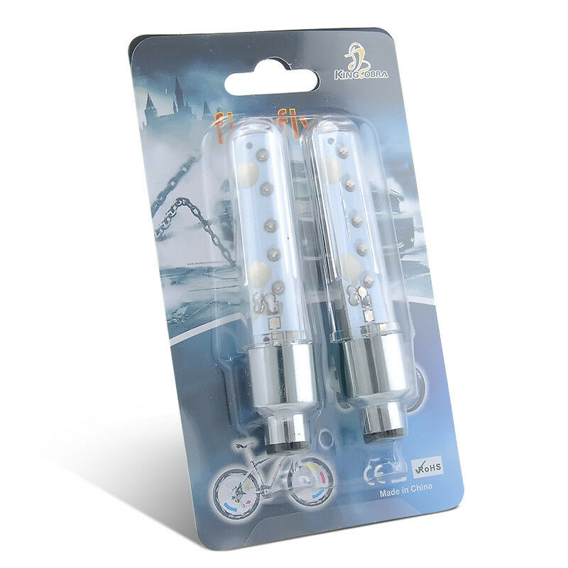 2Packs Bicycle Waterproof 32 LED Bike Rim Lights for MTB Wheel Tire Valve Spoke/