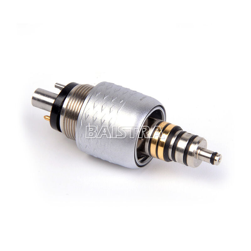 2X Dental Quick Coupling Coupler Connector for 6 Holes RQ-04 Fiber Handpiece