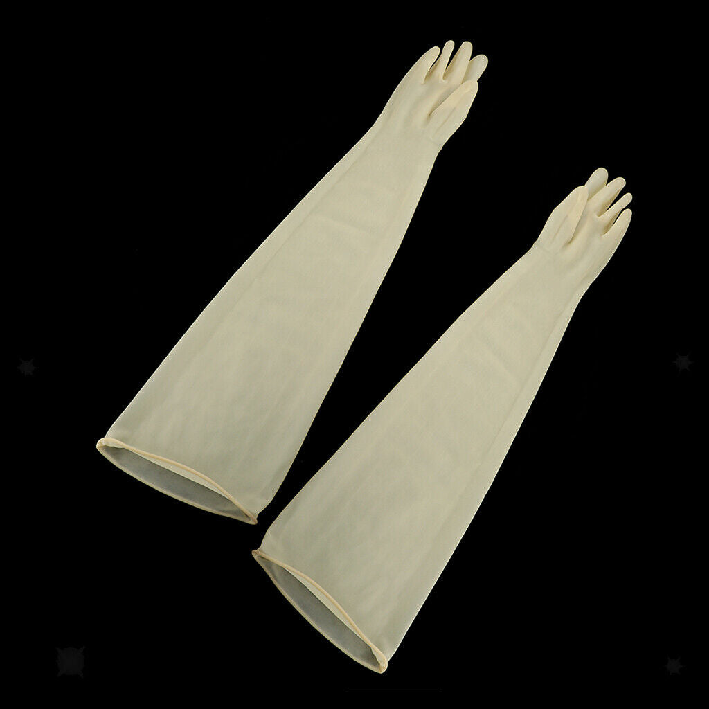 75cm Chemical Houseware Gardening Fishing Kitchen Work Safety Rubber Gloves