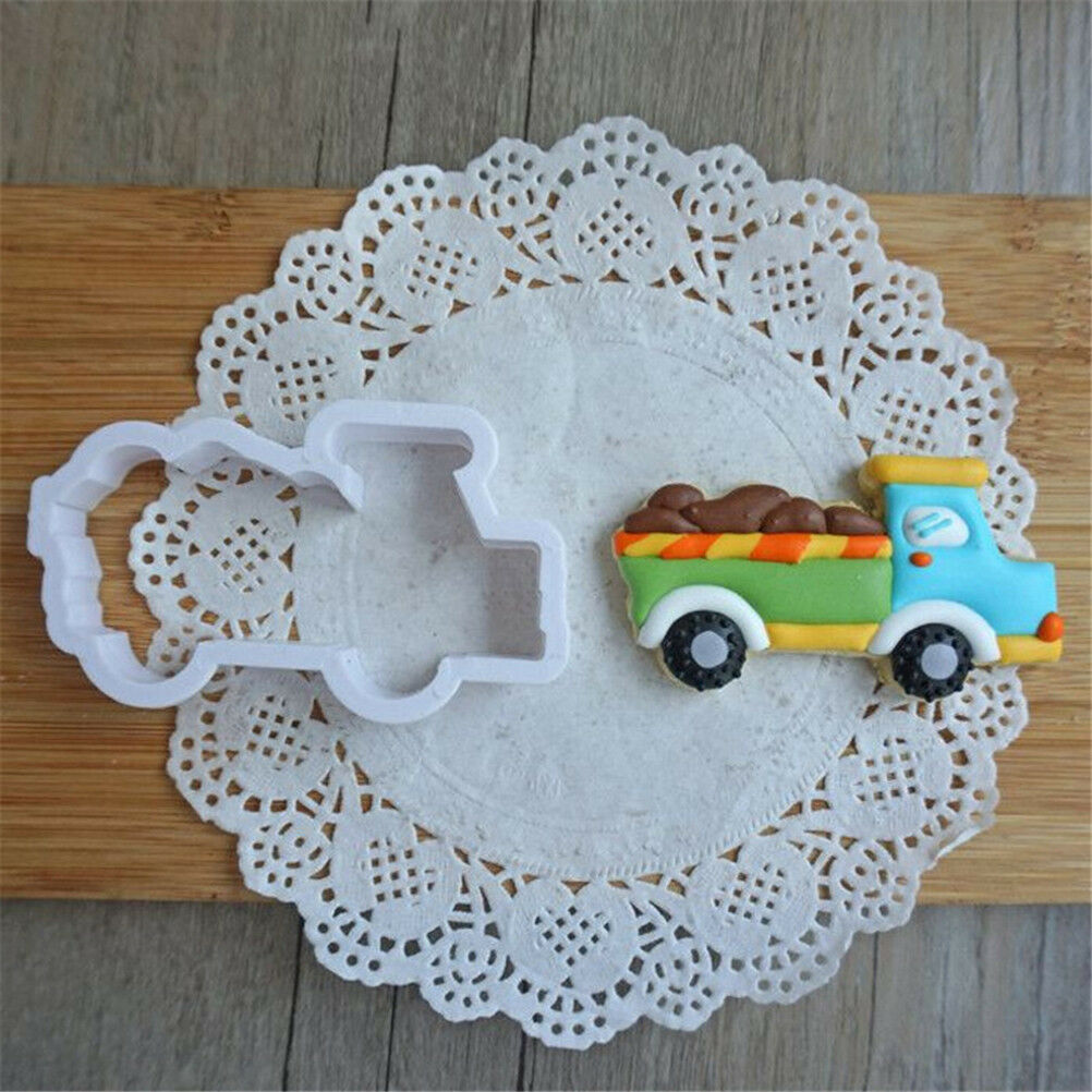 8pcs car truck Cutter Sugarcraft Cake Decorating Cookies Pastry Mould A .l8