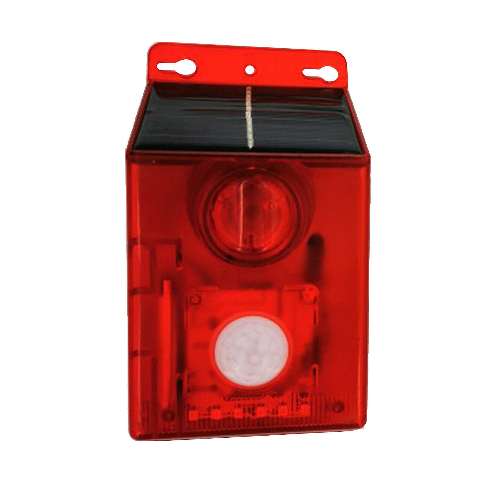 6-LED Solar Sound Alarm Light Human Body Induction Sound And Light Alert 125dB
