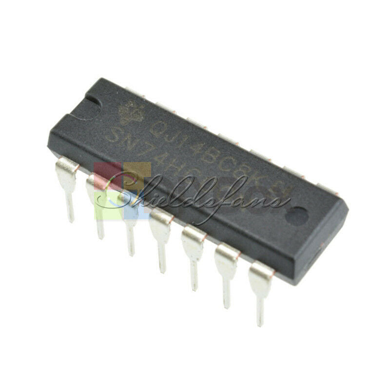 100Pcs 74HC00 SN74HC00N Quad 2-Input NAND Gate IC 14Pin DIP-14P Chip IC