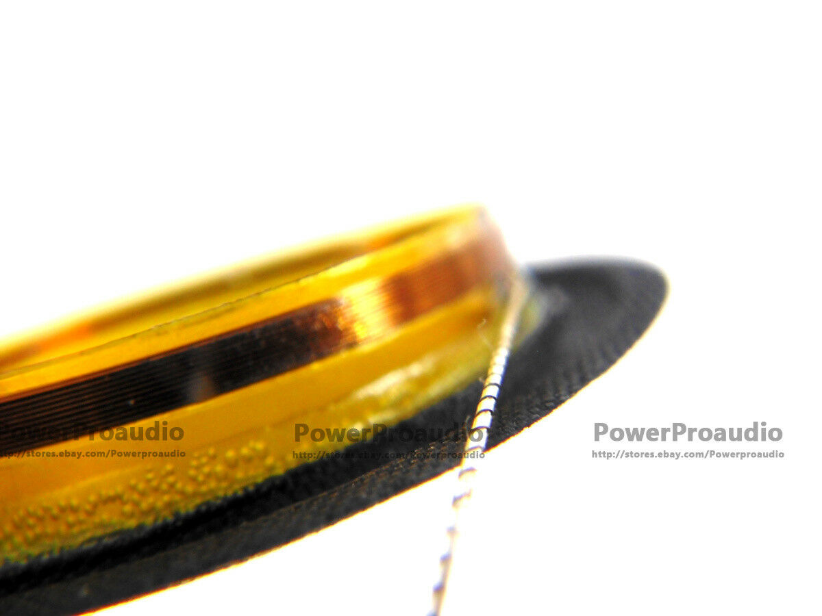 2pcs 20.4mm Black Silk+ Titanium Dome diaphragm Speaker voice coil Repair 5 Ohm