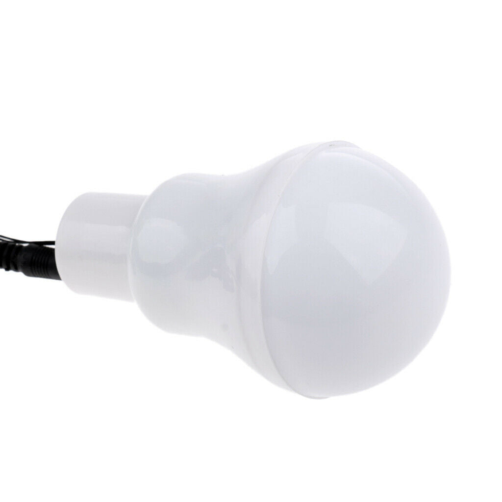 Portable Solar Powered LED Bulb Light Outdoor Camping Lighting Lamp 10x6.2cm
