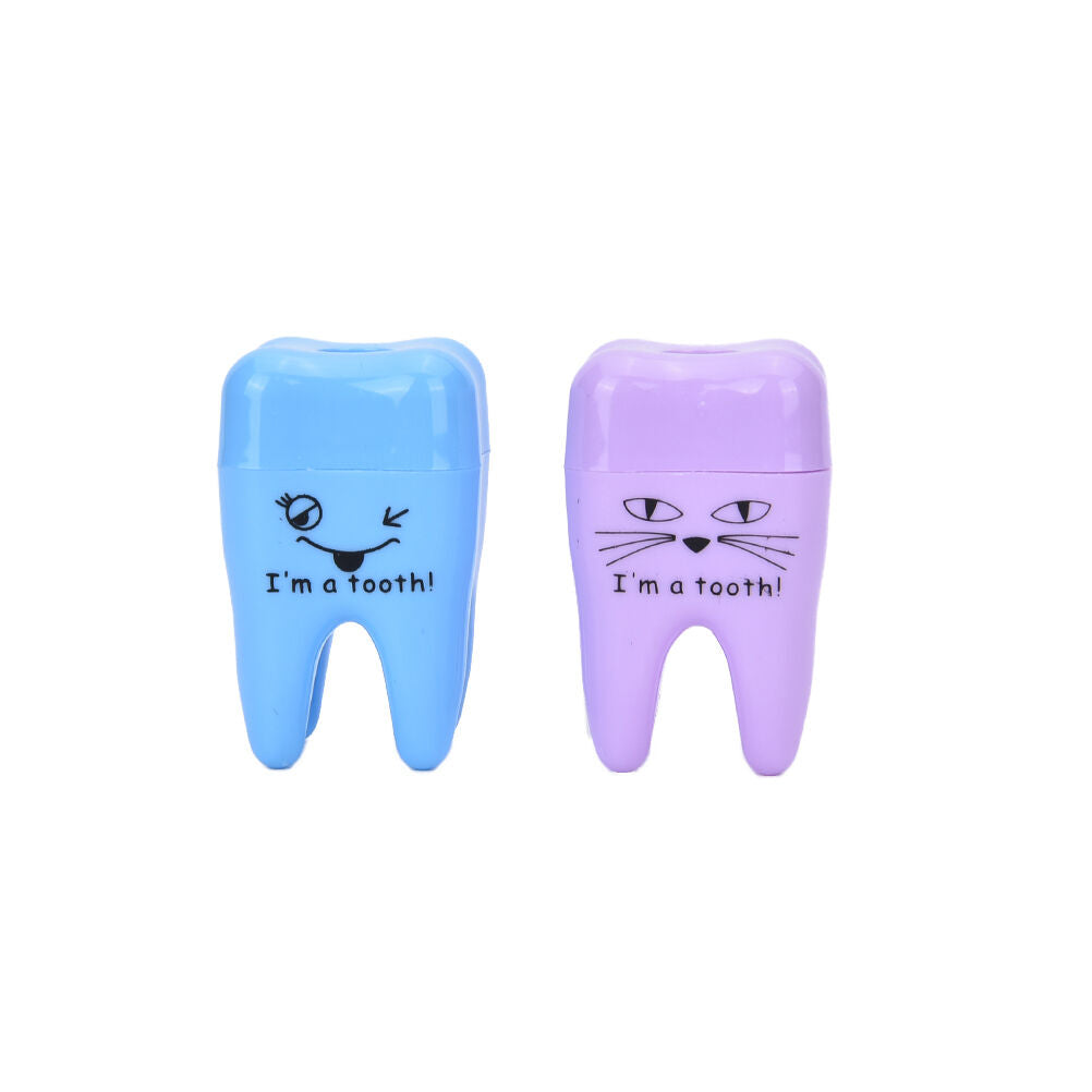 Super Cute Tooth Pattern Pencil Sharpener School Kid's Office Supplie.l8