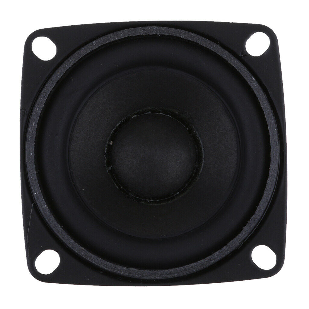 52mm 4Ohm 5W Full Range Audio Speaker Square Loudspeaker 16 Coil Rubber Edge