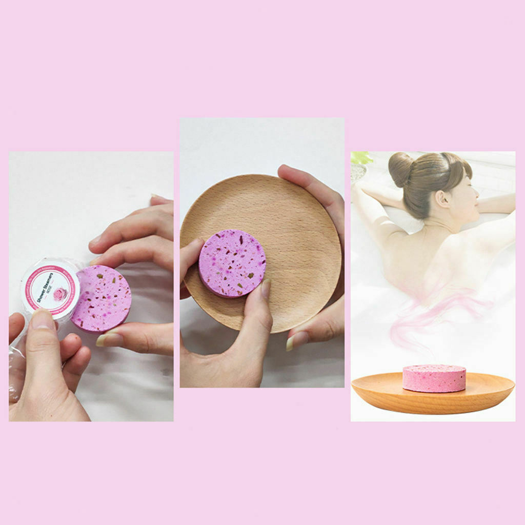 6Packs Aromatherapy Shower Steamers Home SPA Relaxation with Essential Oils